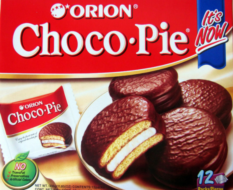 Korean Choco Pie Invented By Orion Korean Slate